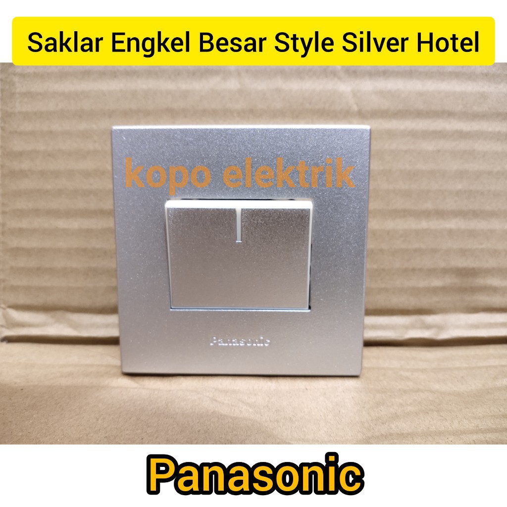 Panasonic Saklar Engkel Besar Style Silver Hotel Tanam Inbow