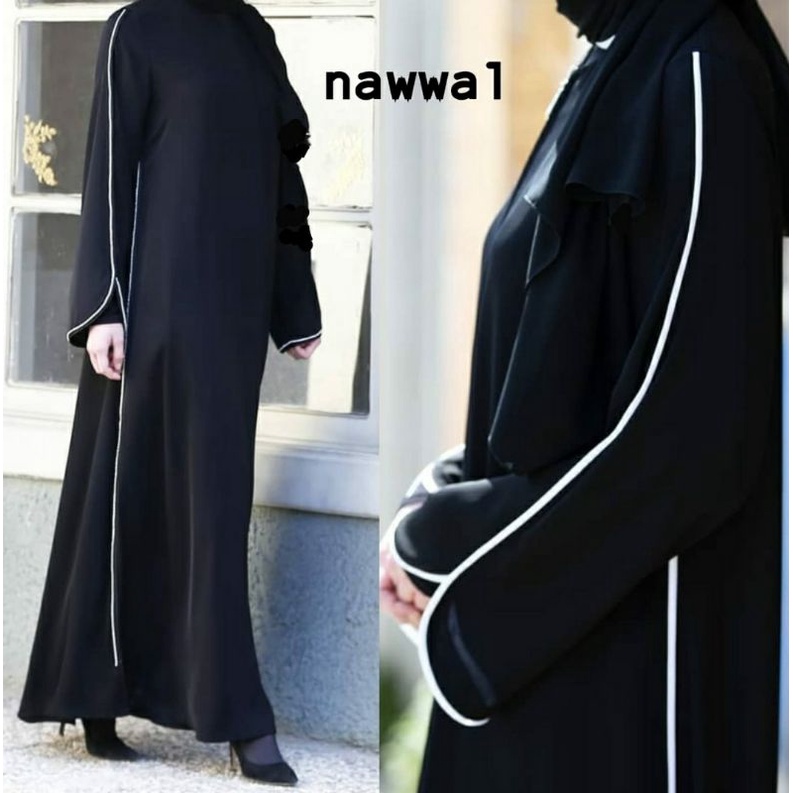 Abaya Gamis Turkey Maxi Dress Arab Saudi Bordir Zephy Turki Dubai nawwa