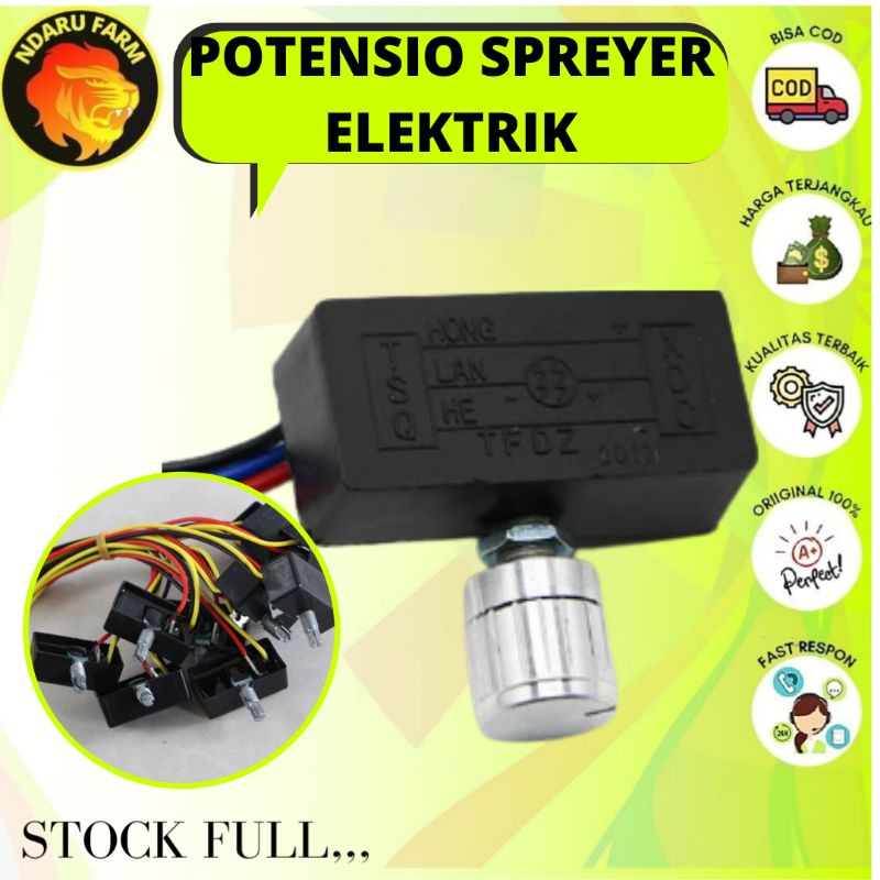 Potensio Sprayer Elektrik Pompa 12V NDARUFRAM