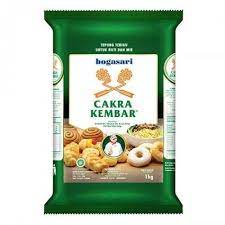 

BOGASARI TEPUNG TERIGU CAKRA KEMBAR 1 KG | PUTIH MURAH