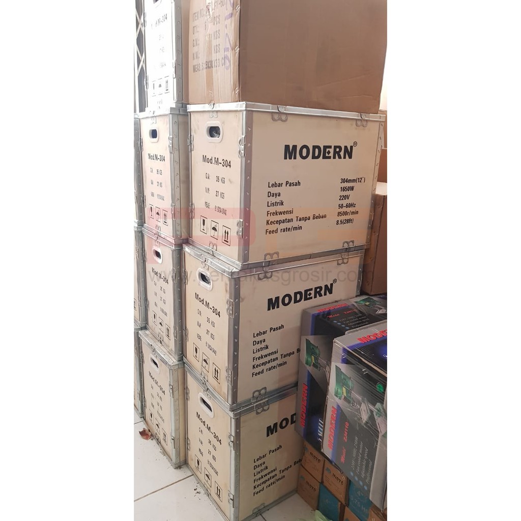 BIG SALE       PORTABLE PLANNER EDON MESIN SERUT KAYU DUDUK 12” MODERN M 304 M-304