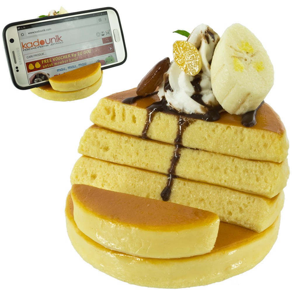 Dudukan HP Replika Makanan Jepang - Pancake