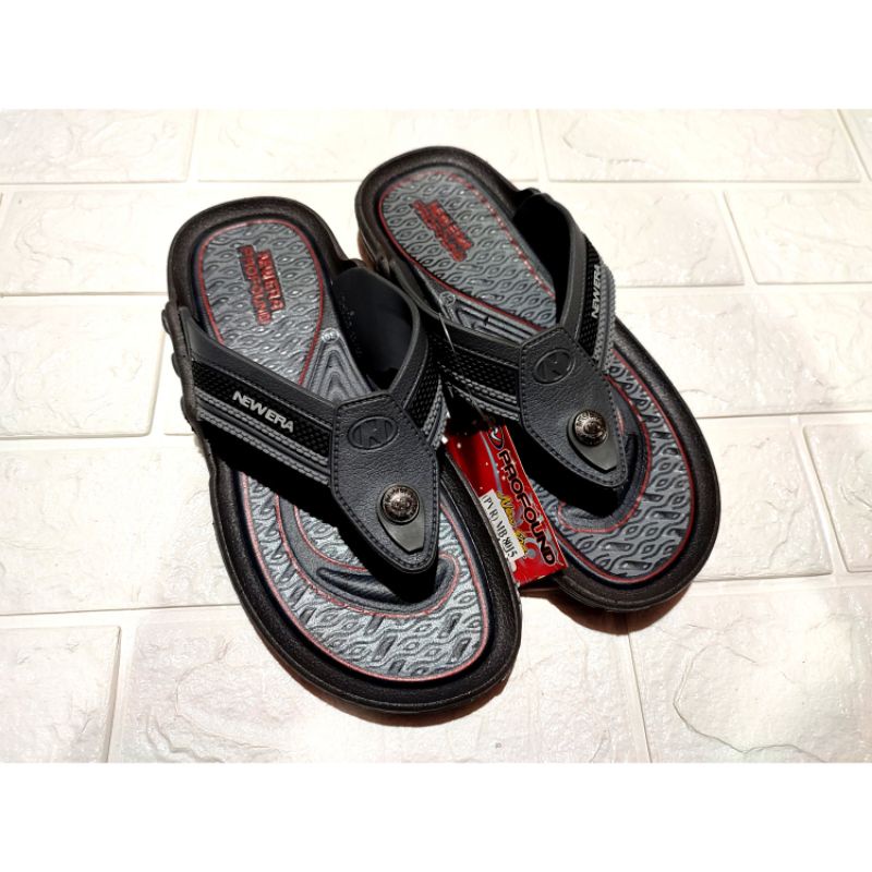 sandal jepit pria new era motif batik mb 8015 full karet