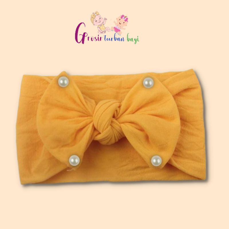 Bandana Kupu Mutiara Empat Bando Anak Baby New Born 6 12 Bulan