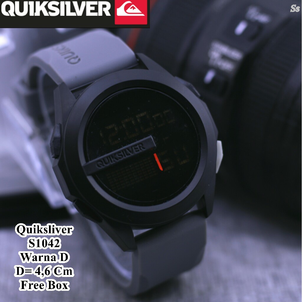 Jam Tangan Pria Quiksilver Drone Rubber Digital