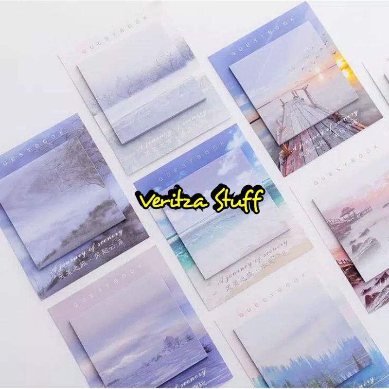 

Sticky Notes Pemandangan Scenery - Smokey Waves