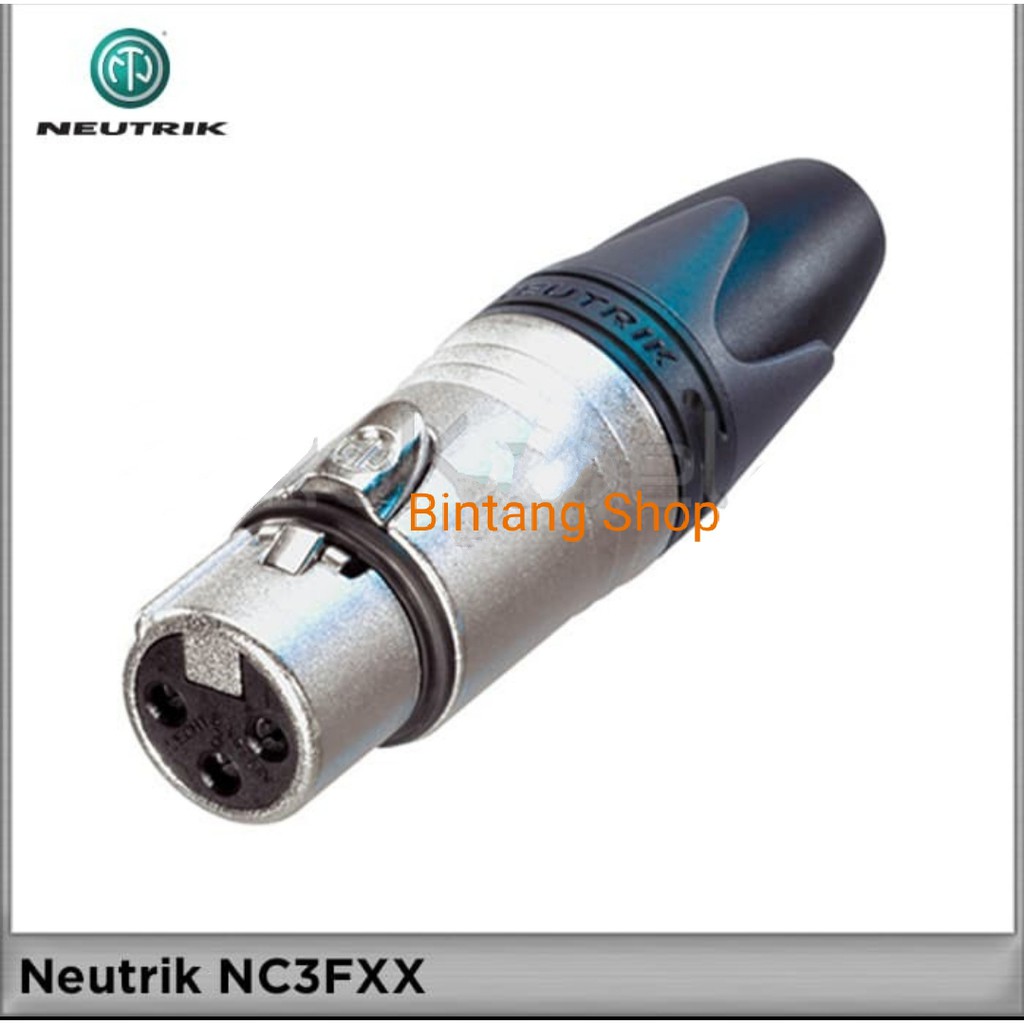 JEK XLR CANON NEUTRIK NC3FXX ORIGINAL