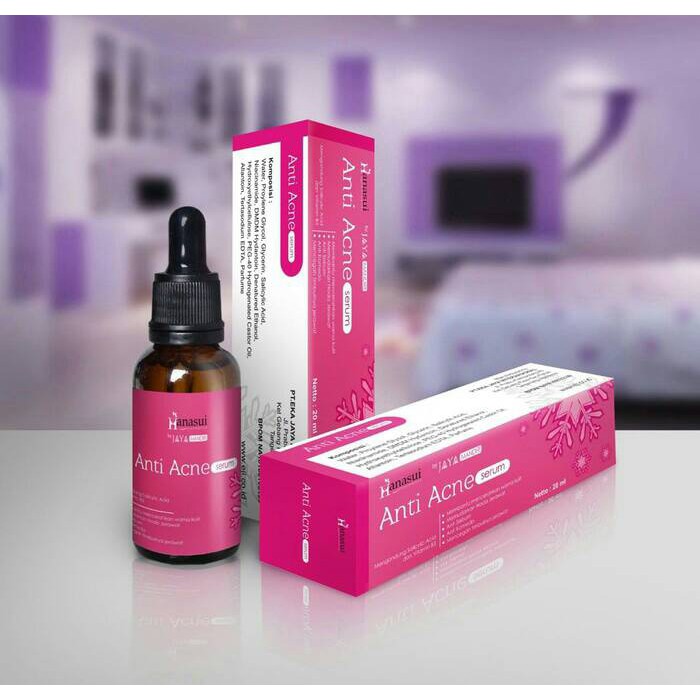 [PINK] SERUM ANTI ACNE HANASUI BPOM BY PT. JAYA MANDIRI
