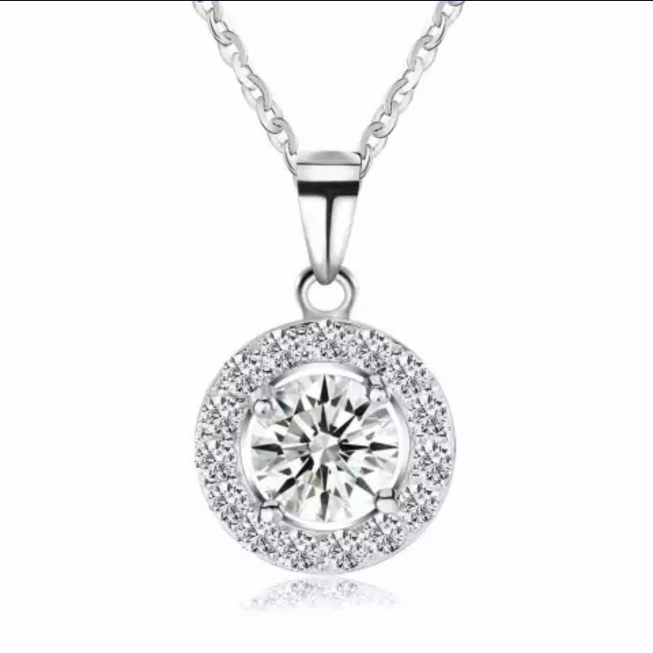Kalung wanita Silver 925 Crystal Swarovski Sertifikat