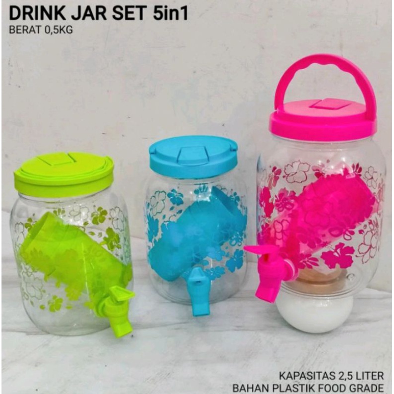 DRINK JAR SET 5in1