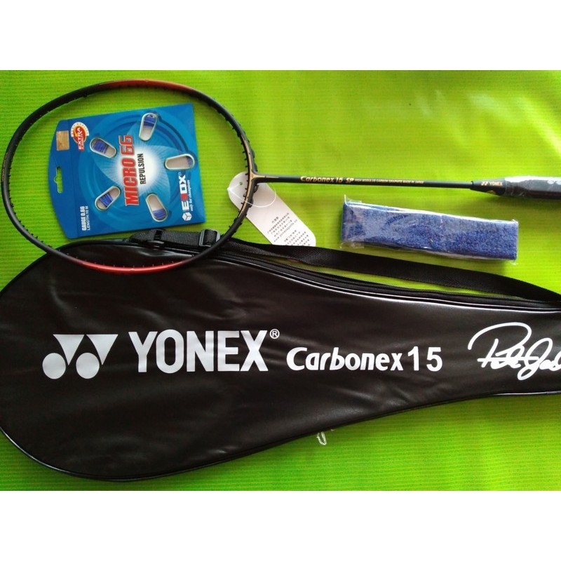 Raket Yonex Carbonex 15 impor murah BONUS (tas, grip & senar)