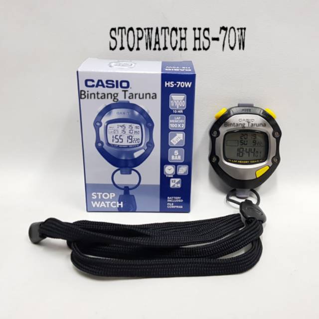 Stopwach Casio HS-70W Stopwatch Casio HS70W Stop Watch Casio HS-70 ORIGINAL