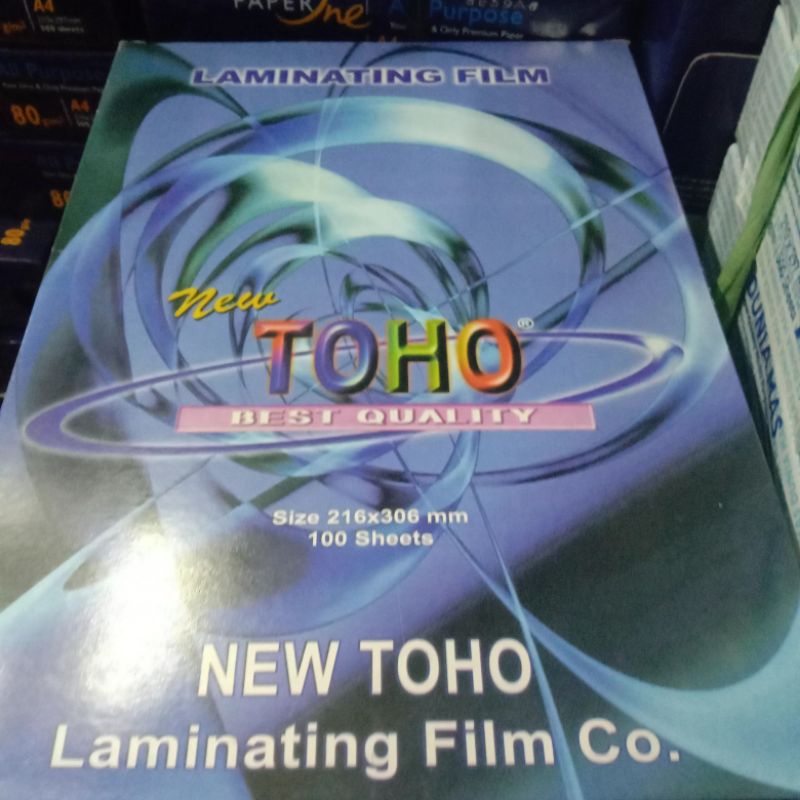 

laminating FILM new TOHOA4dan F4