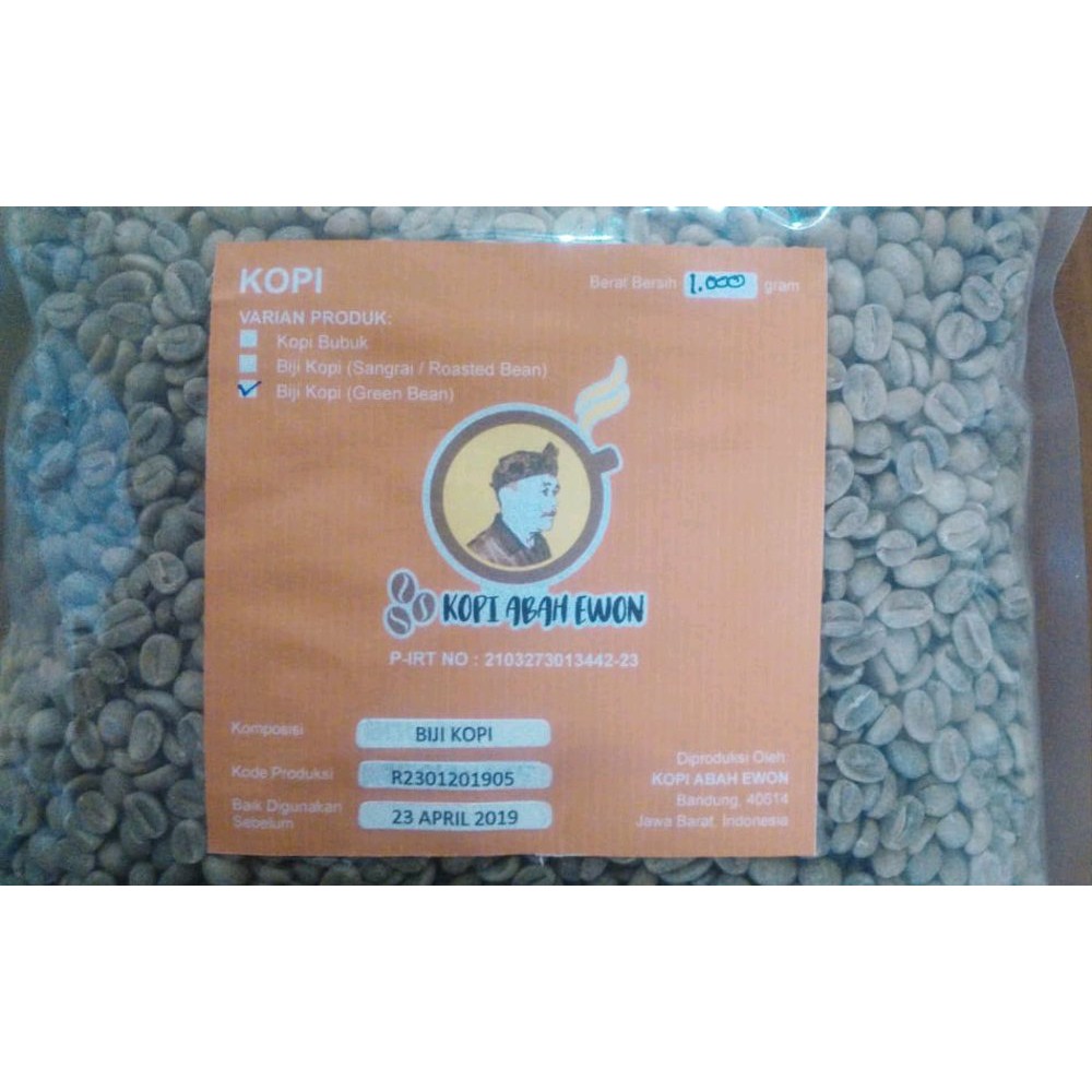 

Biji Kopi Green Bean Arabika Manglayang Termurah