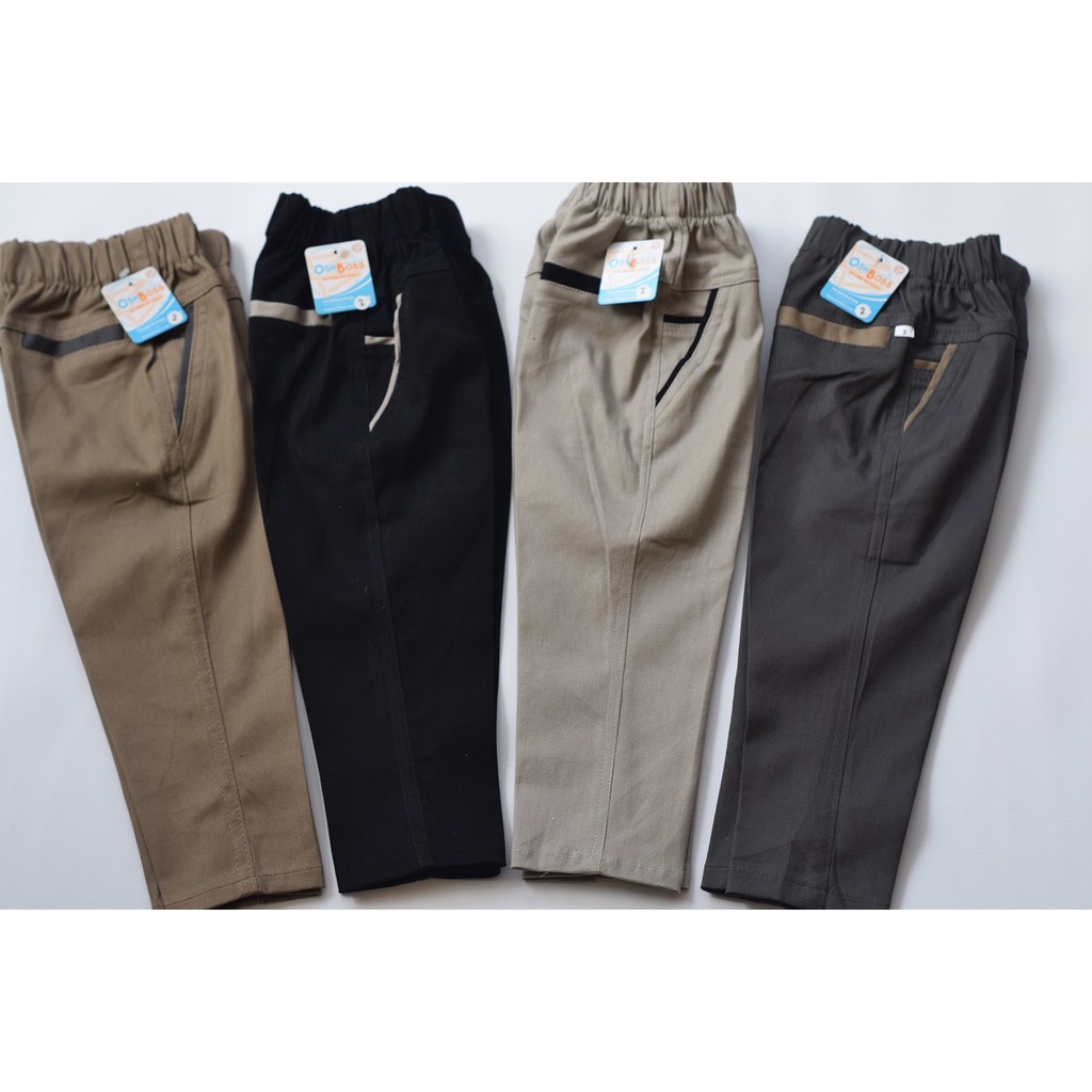 TERMURAH Celana panjang anak katun cino usia 1-10 tahun (b)-5