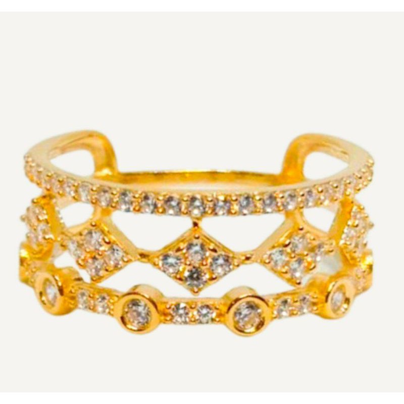 Cincin Emas Gift Hadiah Weeding Investasi Tunangan  1,85Gram