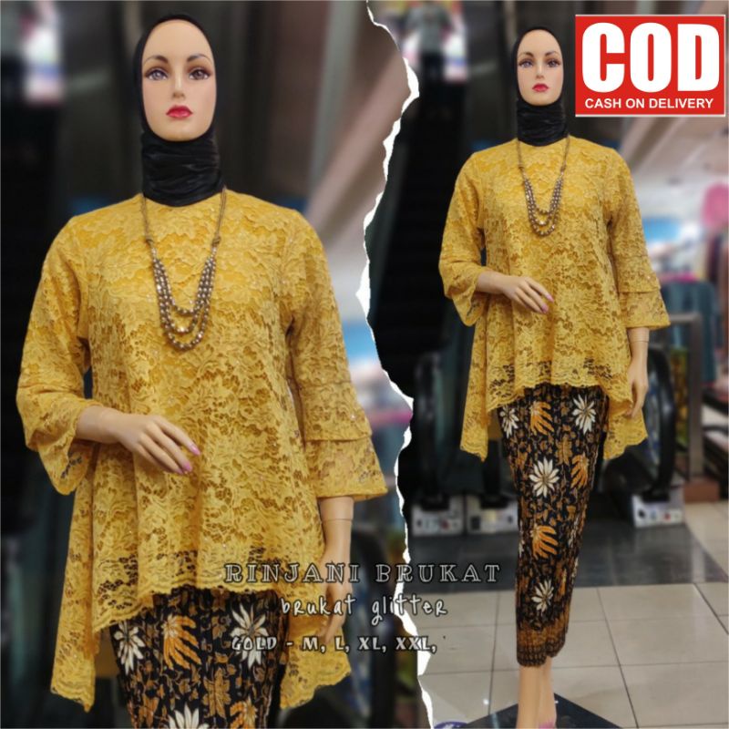 SET KEBAYA BRUKAT RINJANI KEBAYA BRUKAT KEBAYA MODERN KEBAYA WISUDA