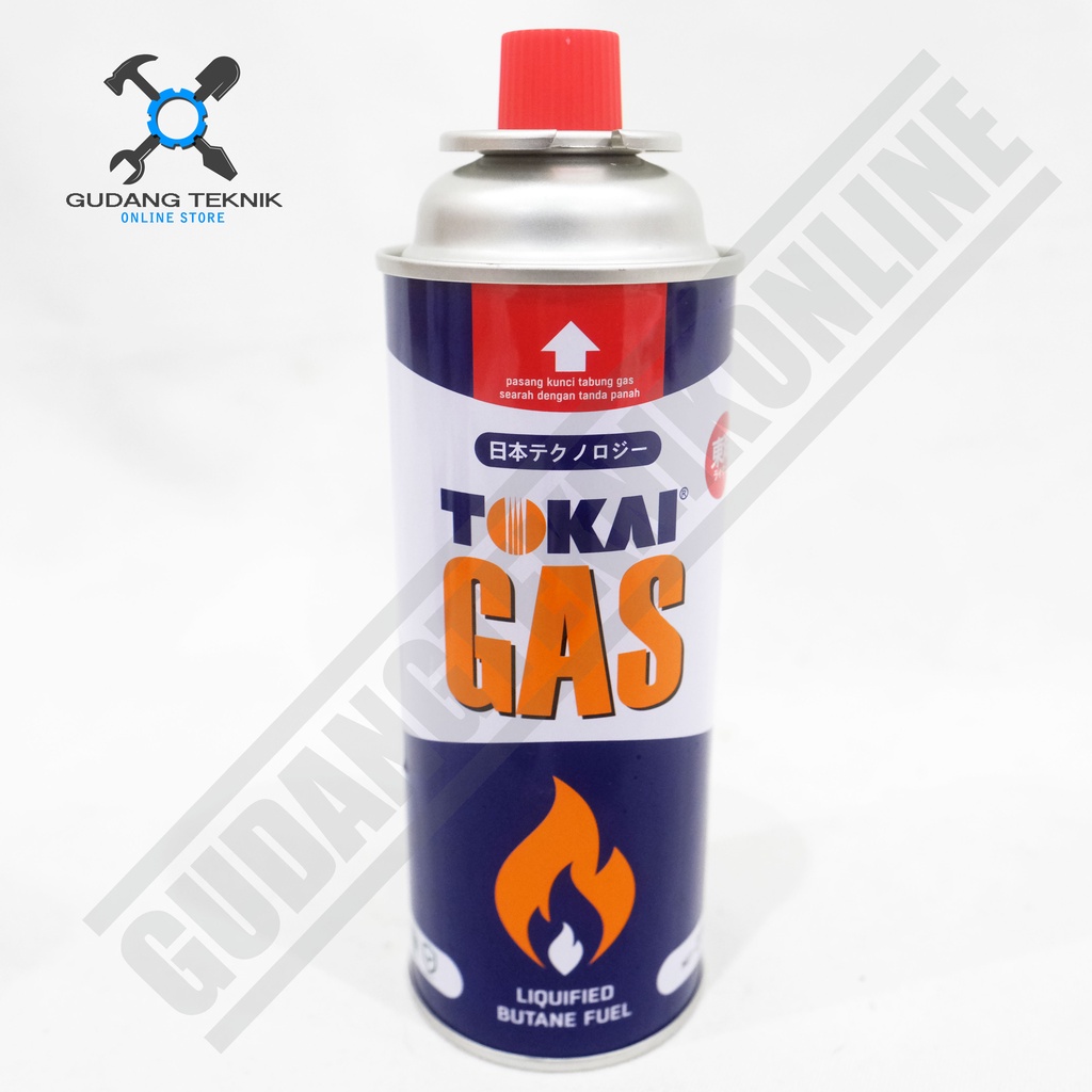 Gas Kaleng Portable TOKAI 235gr / Tabung Gas kompor Kecil 235 gram - Portable Liquified Butane Fuel TOKAI