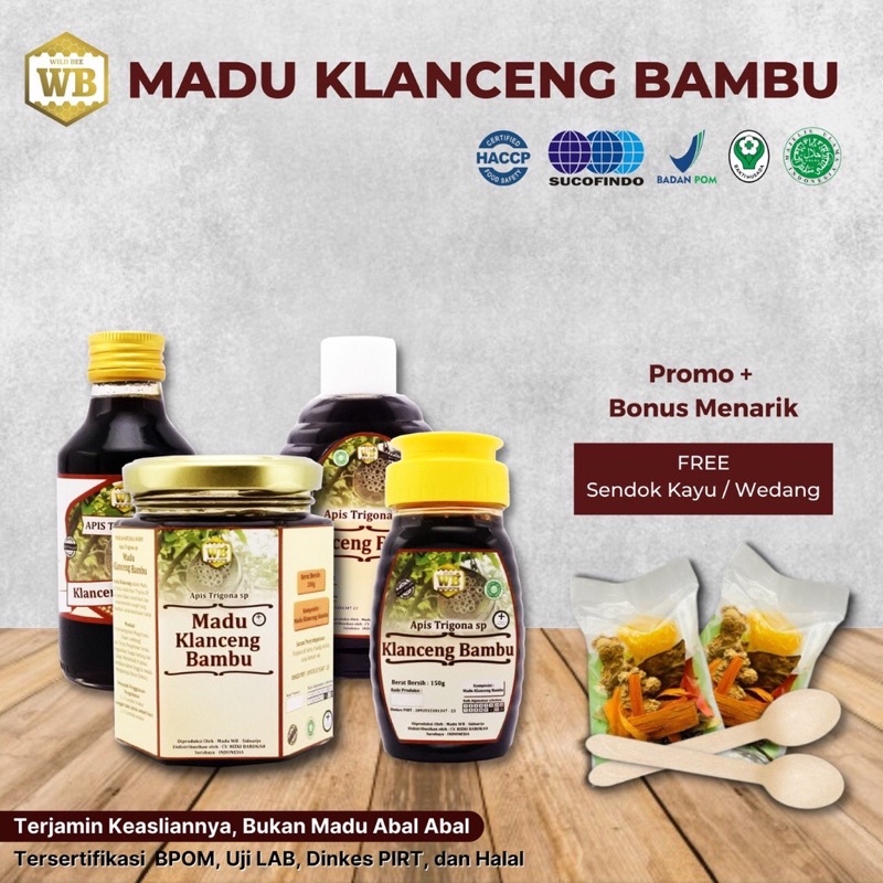 

Madu Klanceng Bambu / Lebah Apis Trigona-Garansi Murni & Asli 100%-Wild Bee-Kemasan Try Kit