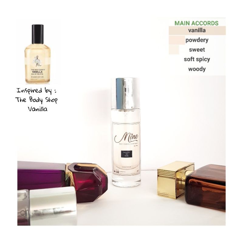 Parfum Vanilla Inspired by The Body Shop