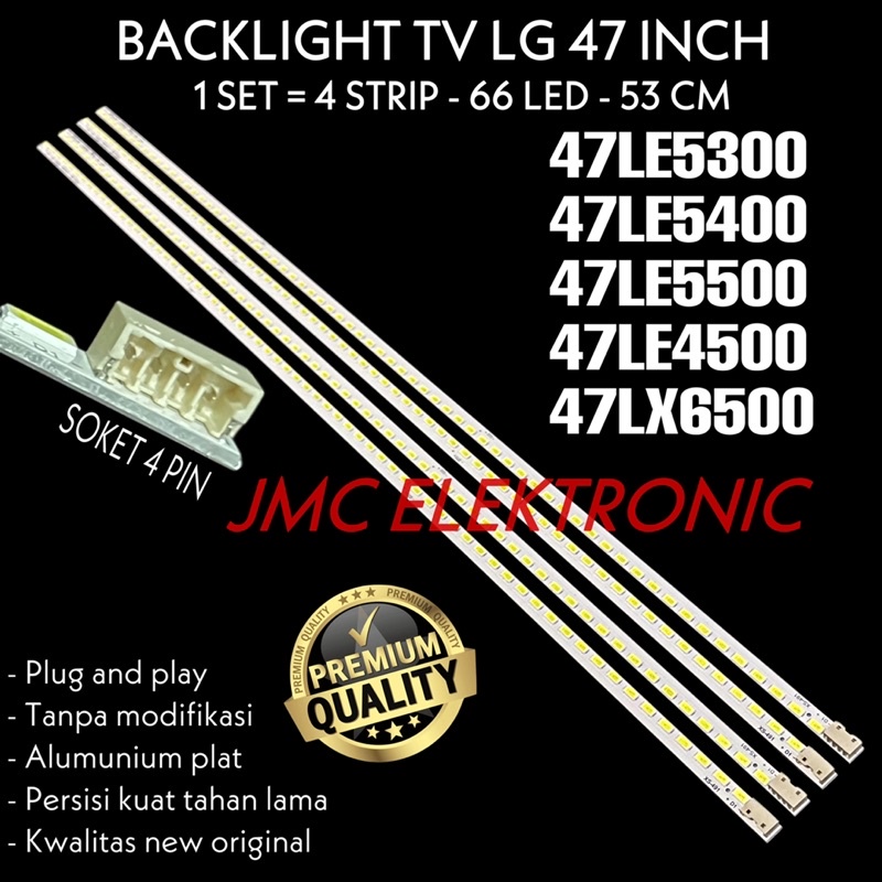 BACKLIGHT TV LG 47INCH 47LE5300 47LX6500 47LE4500 47LE5500 47LE5400 LAMPU TV LED LG 47LX6500 47LE5300