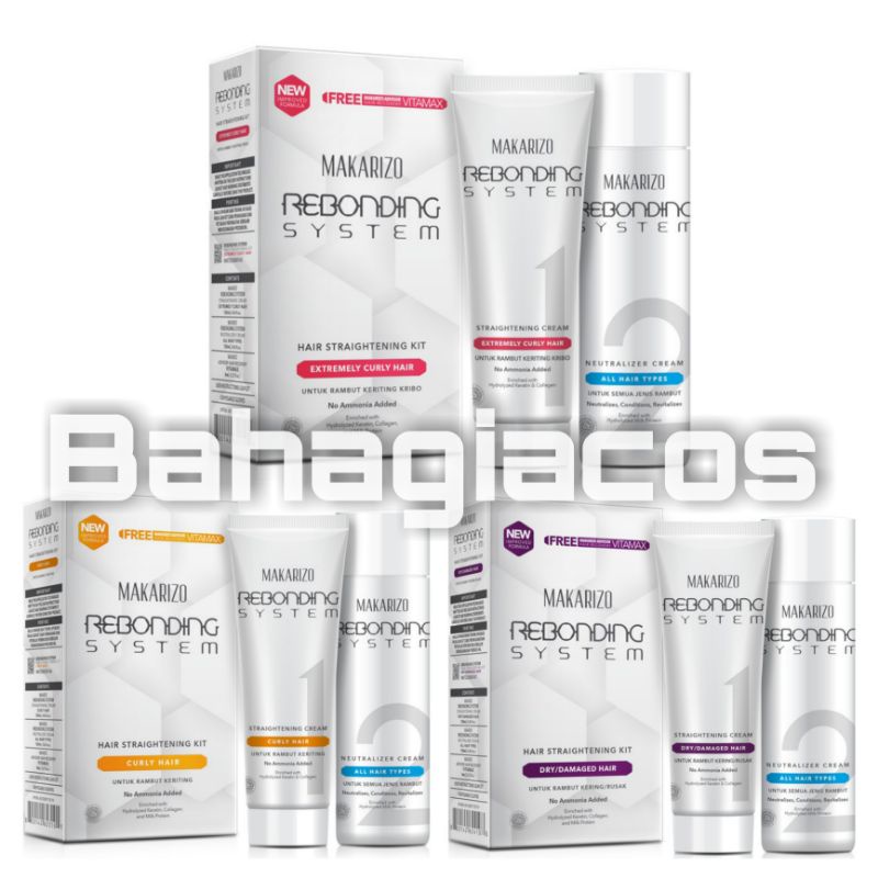 Makarizo Rebonding System Tube Set 120gr