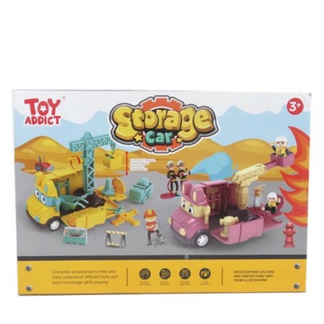 Toy Addict CPS241668 Fun Storage Car - Mainan Anak