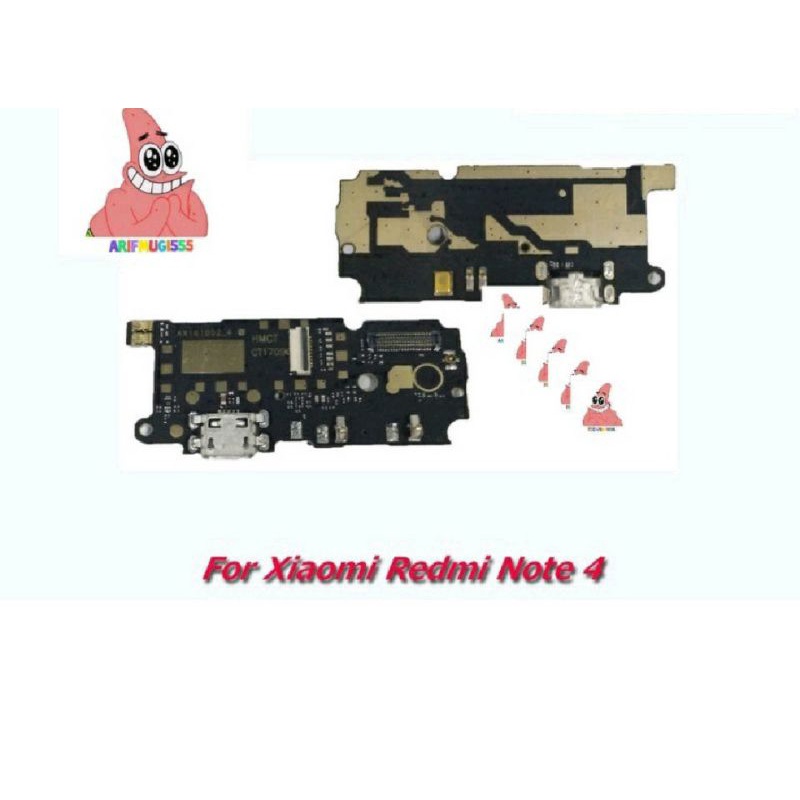 FLEXIBLE KONEKTOR CHARGER CAS PAPAN CHARGER CAS XIAOMI REDMI NOTE 4 ORIGINAL