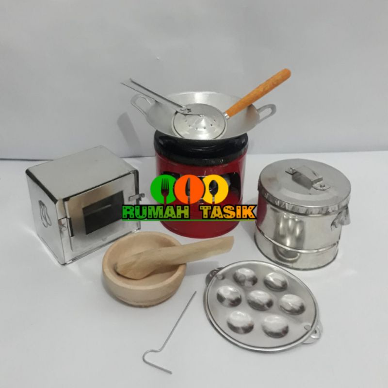 Kitchenset Mainan Masak Masakan Anak Tradisional Paket RT002