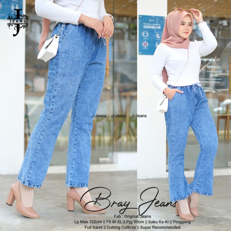 CELANA CUTBRAY JEANS WASH