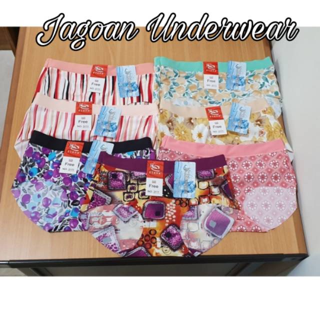 CD WANITA SEAMLESS DENGAN MOTIF ELENA 3111