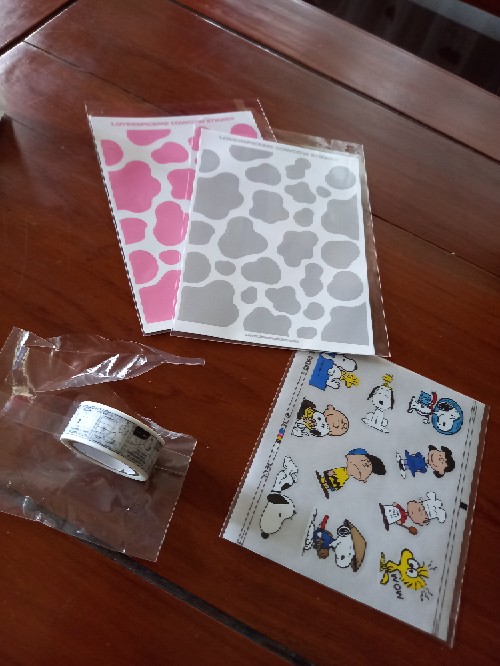 Stiker Pvc Mini Anti Air Motif Kartun Anjing Lucu Untuk Dekorasi Case Handphonekoperalatan Tulis