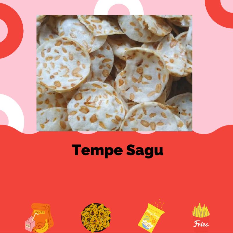 

Keripik Tempe Sagu Gurih Renyah No Serik - Snack Jajan Kiloan