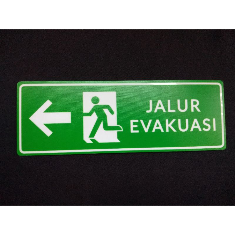 

SIGN JALUR EVAKUASI ACRYLIC