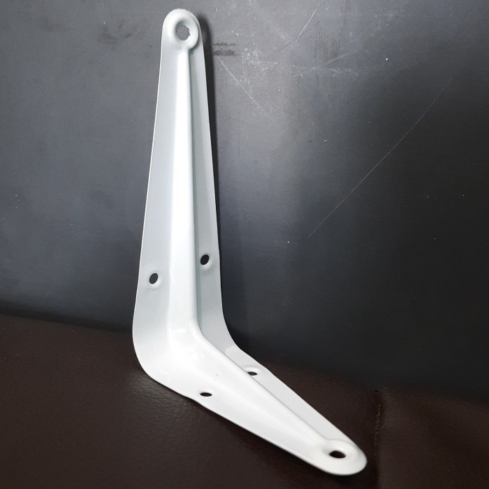 Siku rak L 10&quot;× 12&quot; Putih / Shelf Bracket White Harga Per Pcs (G7120)