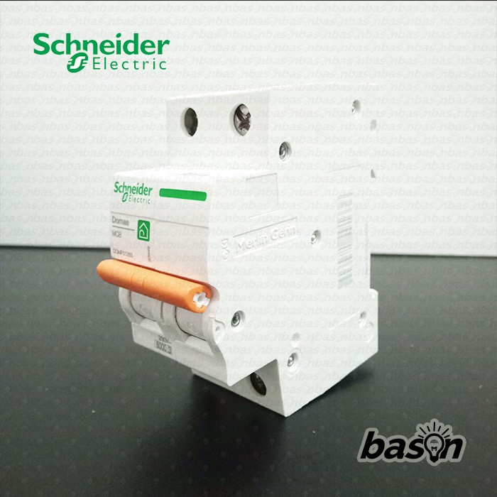 SCHNEIDER MCB Domae 2Phase - 2A - 4A - 6A - 10A - 16A - 20A - 25A - 32A - 40A - 63A - MCB 2 fase 2P