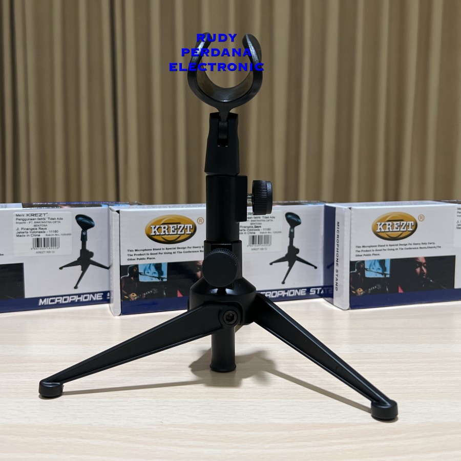 MICROPHONE STAND DESK MIC MIK DUDUKAN MEJA PODIUM KREZT NB-12