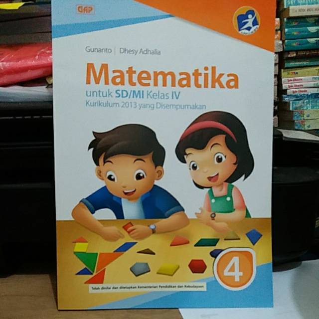 Jual Matematika Untuk Sd Mi Kelas Iv Jilid 4 Kurikulum 2013 Indonesia Shopee Indonesia