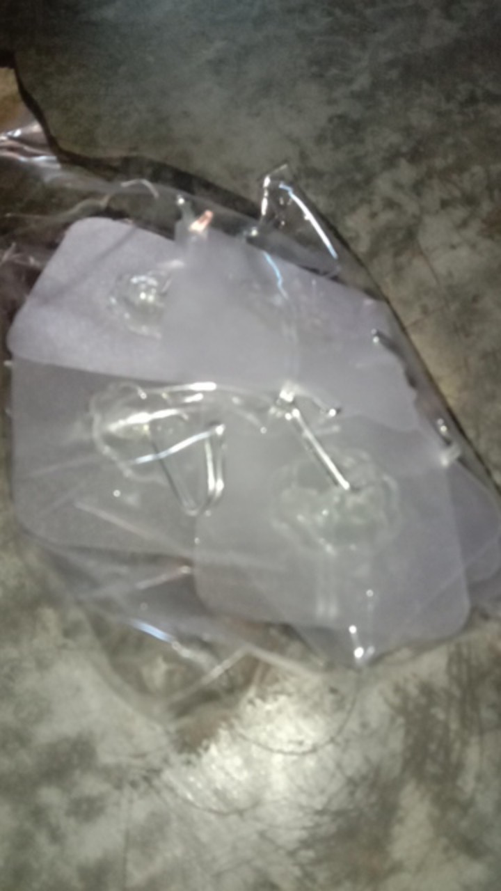 (1kg=25) 10pcs Single Hook Transparan Anti Air Gantungan Tunggal Kait Tempel