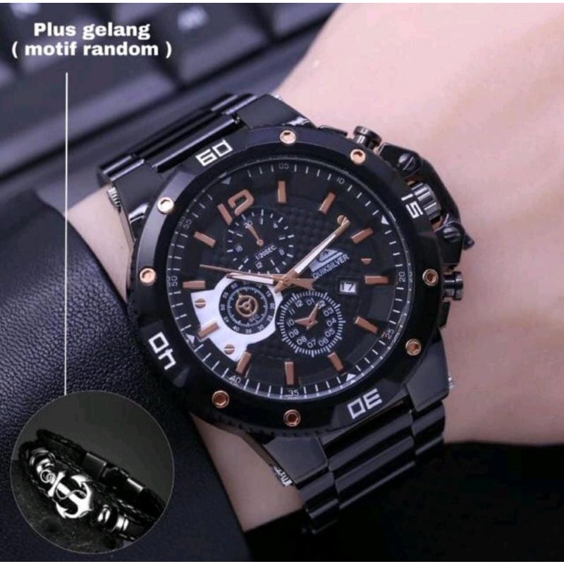 Jam Tangan QuicksiIver Stainliss Steel Jam Tangan Best Seller