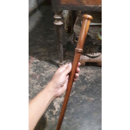 TONGKAT  KOMANDO KAYU  TESEK SULAIMAN