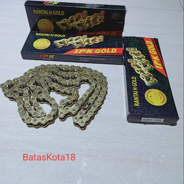 Rantai Roda Gold 428H-110L