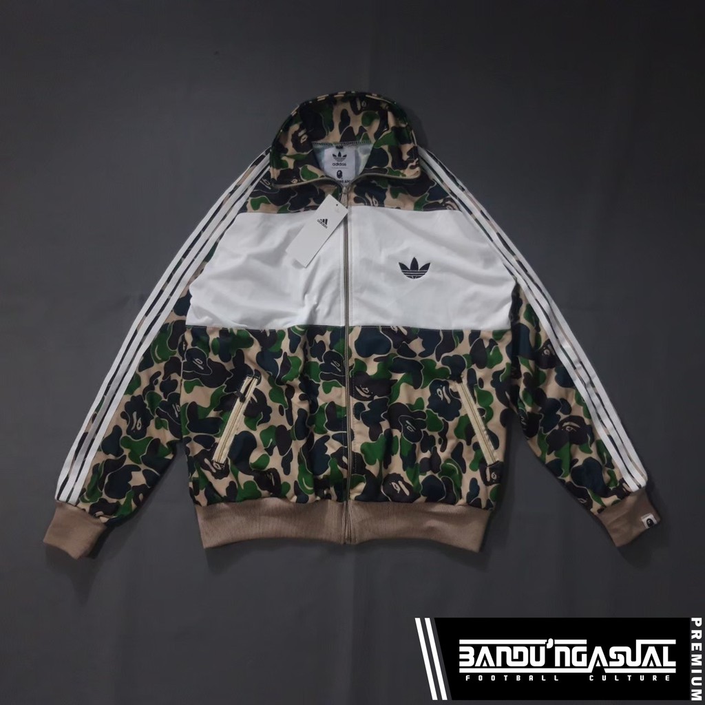 TRACKTOP ADIDAS X BAPE (WHITE & ARMY)