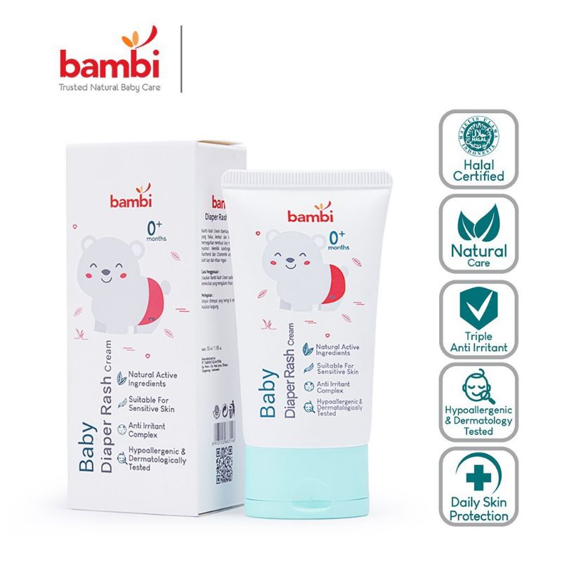 Bambi Baby Diaper Rash Cream 50ml