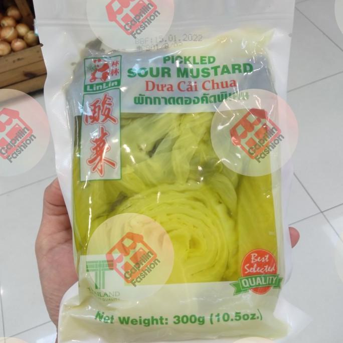 

.........] linlin pickled sour mustard 300 gram / acar sawi - asinan sawi asin