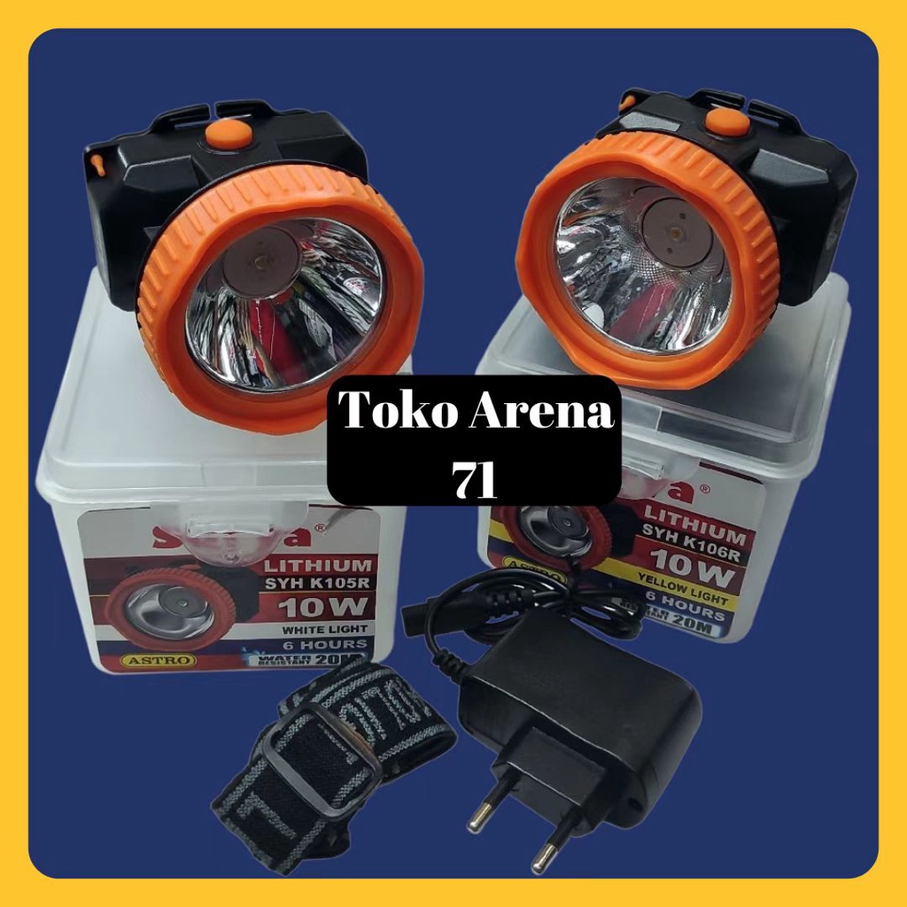 Senter Kepala Selam 10 Watt Surya Astro SYH K105R / SYH K106R