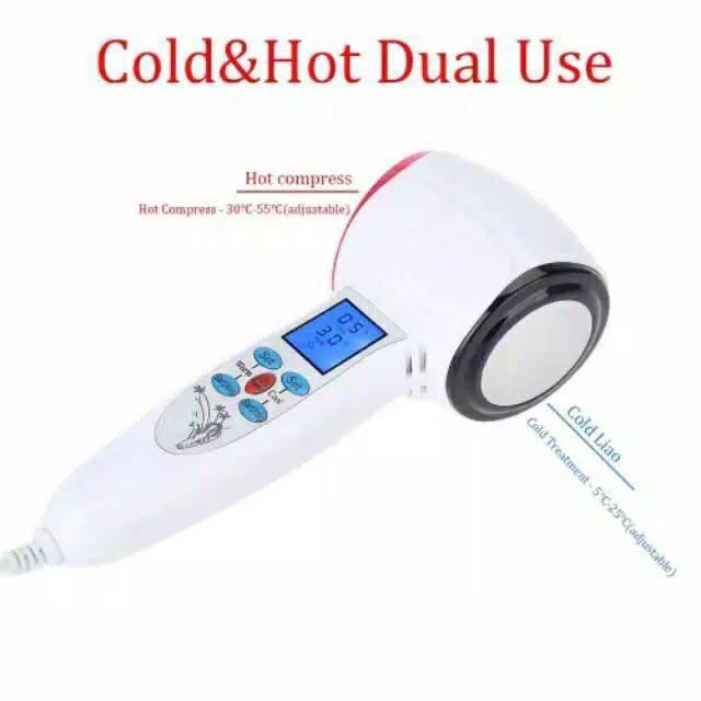 ALAT SETRIKA WAJAH Hot and Cold LCD Hammer Ultrasonic / setrika wajah hot cold LCD hammer ultrasonic