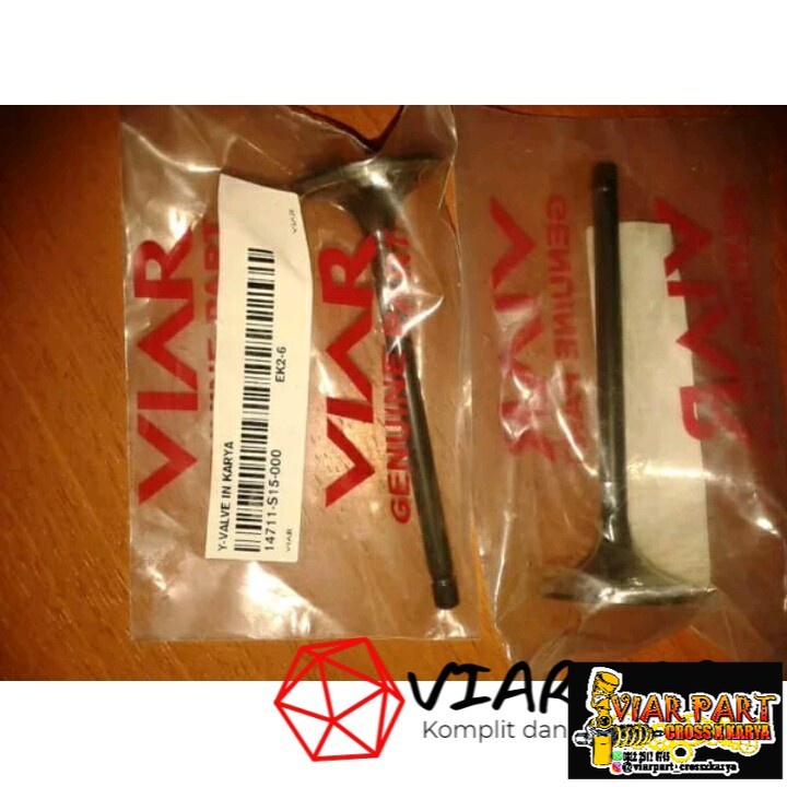 sparepart viar klep set viar cross x 150 cc