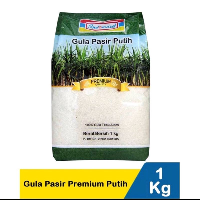 Indomaret Gula Pasir Premium Putih 1Kg