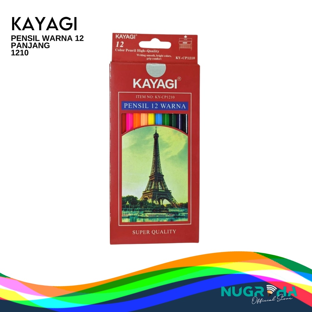 

PENSIL WARNA 12 PANJANG KAYAGI 1210